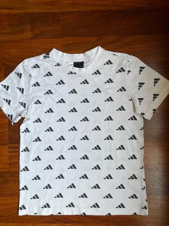 Biele tričko adidas, adidas,164