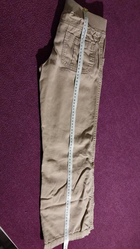 Béžové nohavice 128, 128