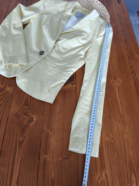 Krátke sako h&m 34 zlte, h&m,s