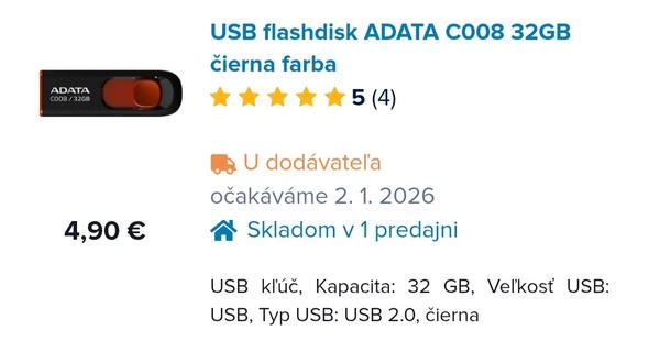 Stačí takéto USB na 3D USG?