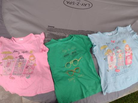 3 x tričko, pepco,128
