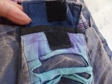 Plátenná hand made torba na plece, 