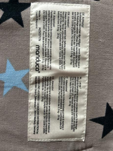 Nosič manduca, manduca