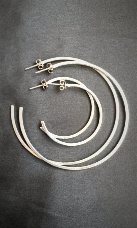 Kruhove nausnice - rozne, 