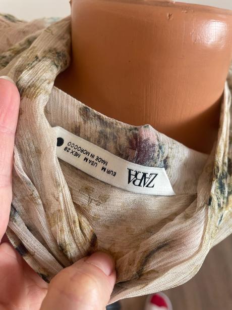 Vzorovaná blúzka, zara, zara,m