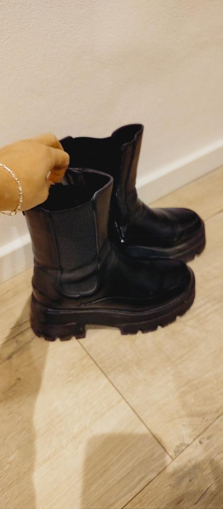 Stylove cizmy na platforme, deichmann,38