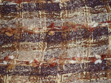 1 x pouzity salik hnedy z krasnych efektnych vln, l