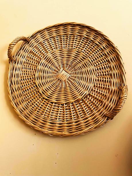 Prútený veľký podnos, 