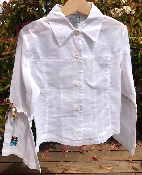 Detská blúzka č 122, dĺžka 42, šírka 36, rukáv 42, coccodrillo,122