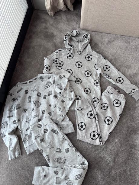 2x tepláková súprava h&m 134/140, h&m,140