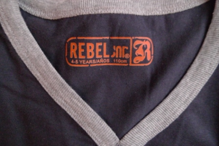 2x tričko rebel č.110, rebel,110