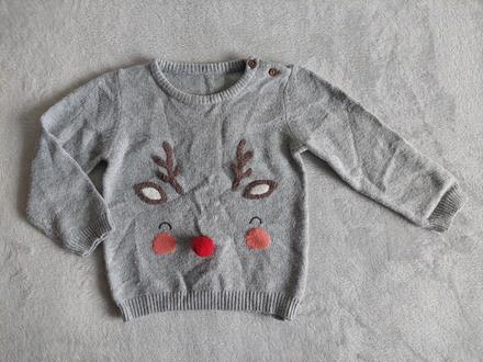 Vianočný sveter sobík veľ.92, 92