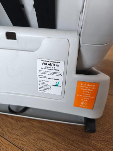 Autosedačka, caretero