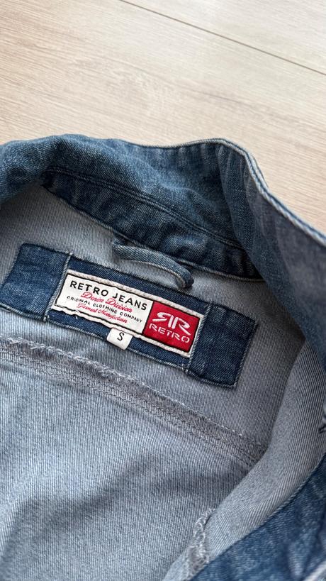 Riflova bunda retro jeans, s
