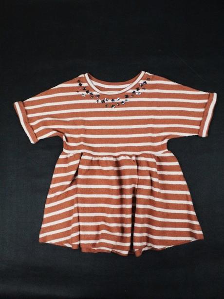 Hrubšia oranžovo-biela tunika next, veľ. 6 r. a, next,116