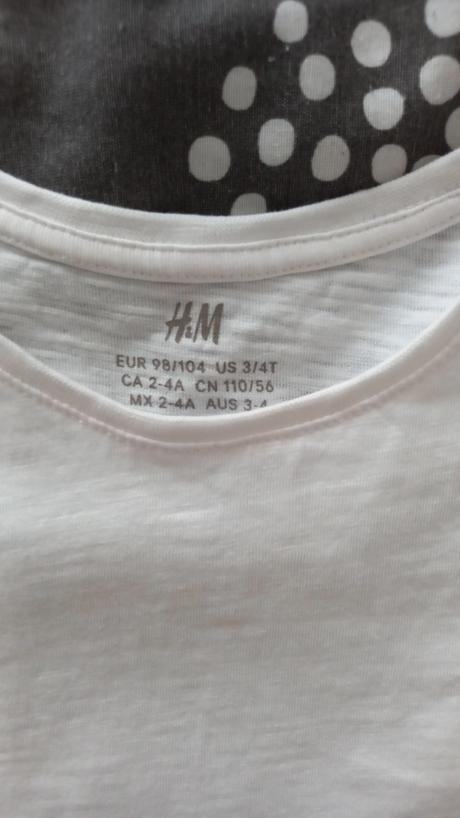 Tričko h&m&, h&m,104