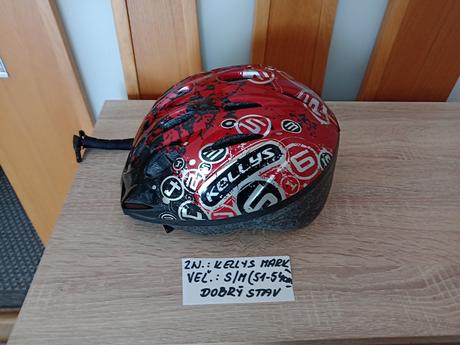 Detská cyklistická prilba zn.kellys mark veľ.s/m, s