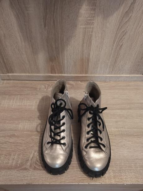 Kožené topánky, rieker,37