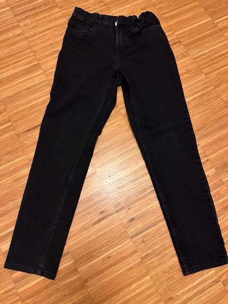 Chlapčenské slim fit rifle, h&m,146