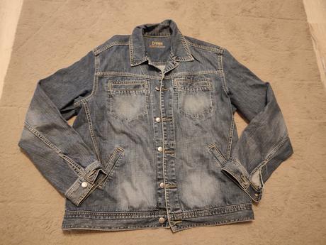 Pánska riflova bunda, xl