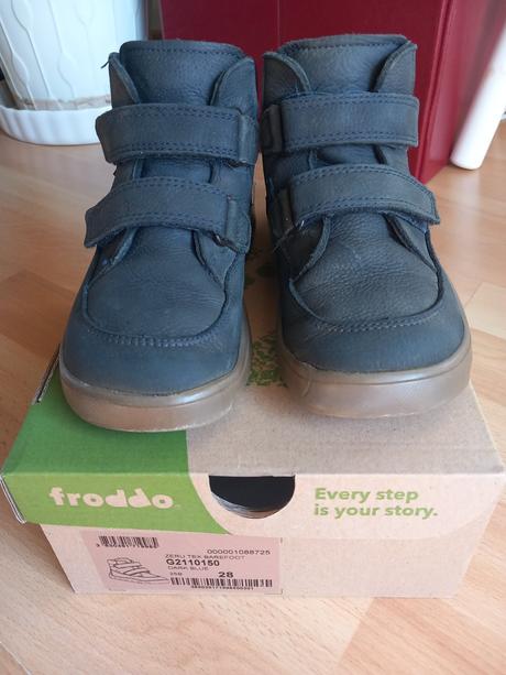 Prechodné barefoot froddo topánky, froddo,28