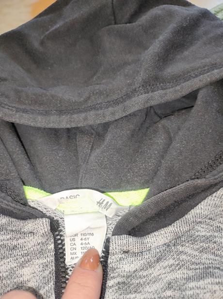 Mikina pre chlapca 4-6 rokov, h&m,116