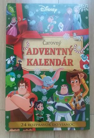 Disney adventný kalendár knižky,