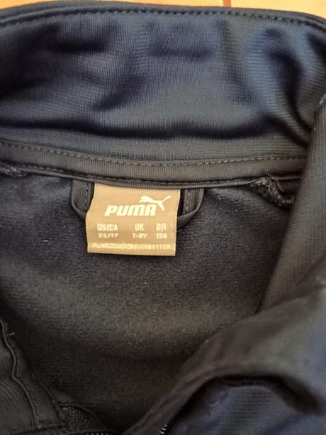 Mikina na zips, puma,128