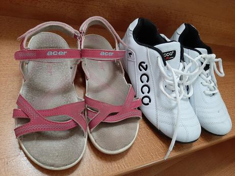 2 x obuv velkosť 37., ecco,37