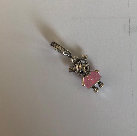 Strieborny privesok chlapcek alebo dievcatko,