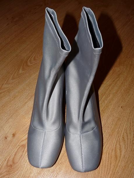 Sivé čižmičky, zara,38