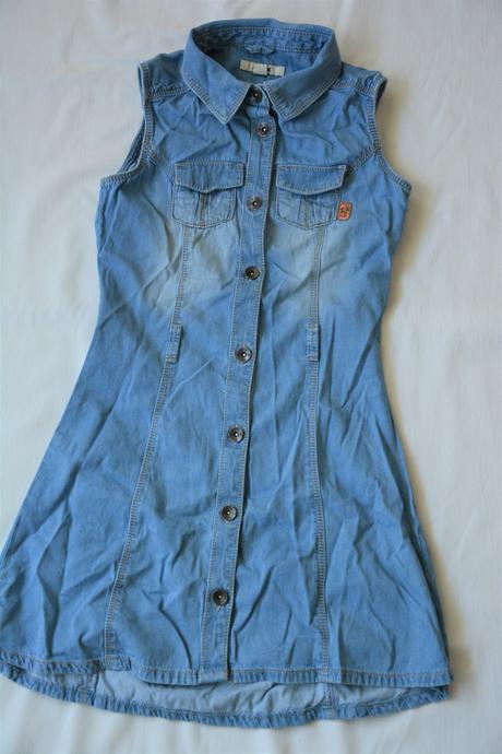 Letné riflové šaty na gombíky mexx, mexx,134