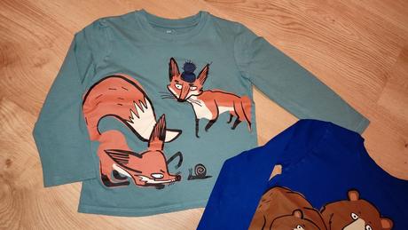 Tričká do skolky, h&m,110