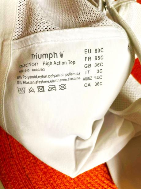 Športová značková podprsenka, triumph,75b