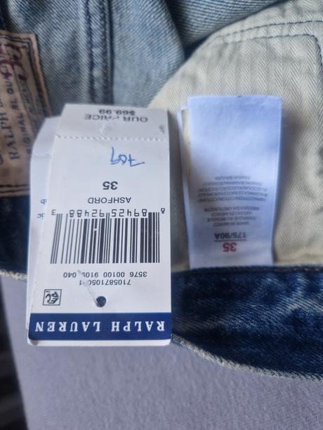 Panske kraťase polo, ralph lauren,35