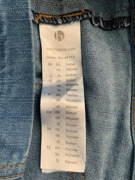 Šaty džínsové, 46