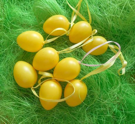 Závesné veľkonočné vajíčka 47 ks,