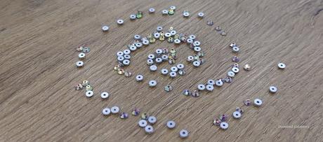 Ozdobné kamienky našívacie - crystal ab - 3 mm -, 