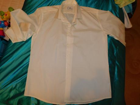 Slim fit košeľa ozdobný golier/manžety xl 42/43, xl