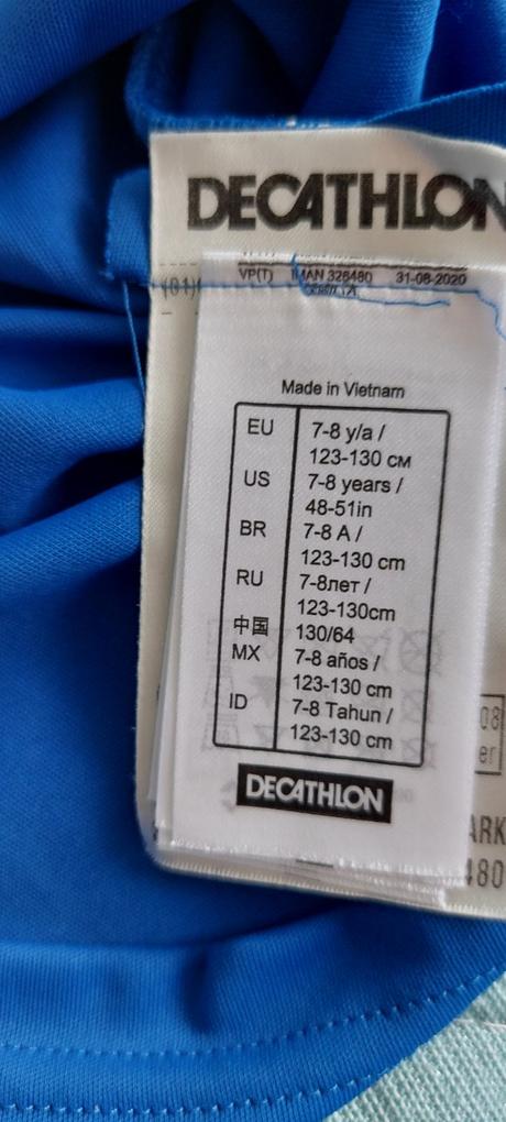 Tričko na plávanie, decathlon,122