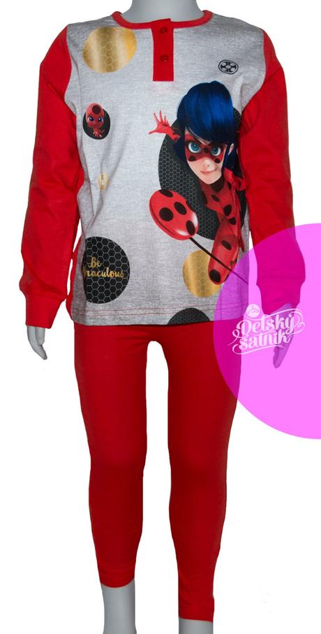 Dievčenské dlhé pyžamo kouzelná beruška, disney,104