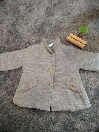 Krásny kabátik s vlnou, h&m,68