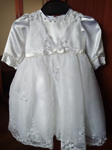 Luxusné detské šaty do krstu veľ. 62, 62