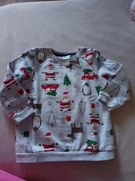 Vianočná tepláková mikina, pepco,98