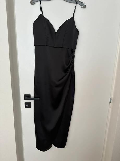 Saténové šaty zara, zara,m