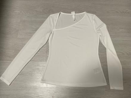 Biele tricko ., h&m,s