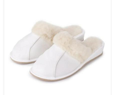 Dámske kožené papuče, baťa,37