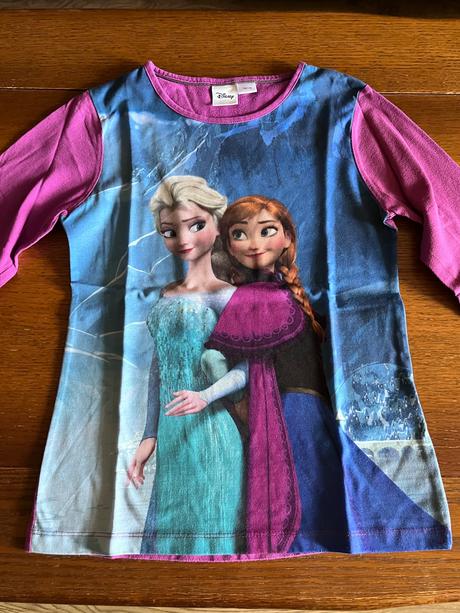 Tričko anna a elsa ľadové kráľovstvo 134/140, disney,134