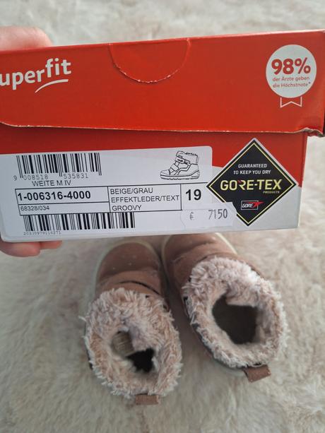 Zimné topánky superfit goretex, superfit,19