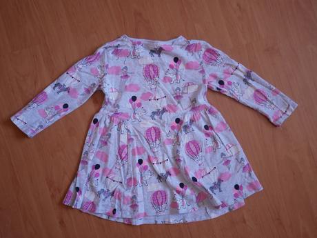 Bavlnené šaty s balónmi a slonmi, f&f,104